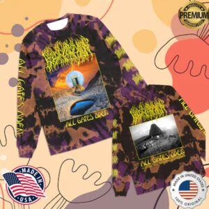 Blood Incantation Store Merch All Gates Open Album Cover Long Sleeve (Dye)