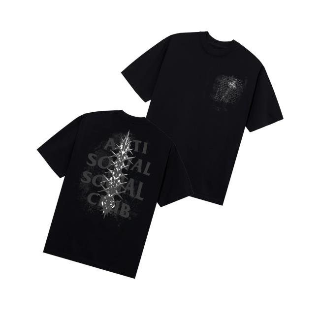 Anti Social Social Club Merch Store Anguish Usa Made Short Sleeve Tee