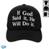 Wethebelievers Clothing Store Merch If God Said It, He Will Do It Mesh Trucker Hat