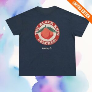 The Black Keys Merch Store Painted Peach Shirt