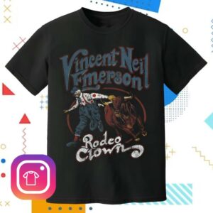 Vincent Neil Emerson Merch Store Vincent Neil Emerson Rodeo Clown Tee