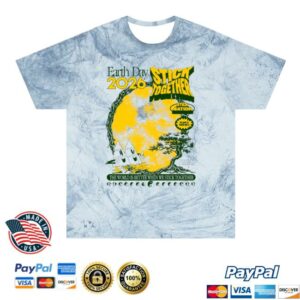 Stick Reviews Merch Store Earth Day 2026 Vintage Tie-Dye Unisex T-Shirt