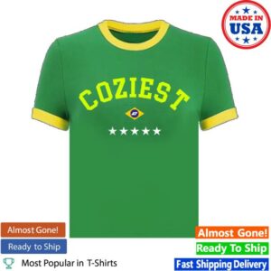 Coziest Merch Store Summer Tee In Green Colorway