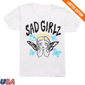 Zumiez Merch Store $Ad Girlz By Junior H Sad Angel White T-Shirt