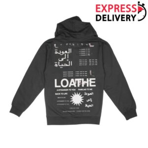 Sharptone Records Store Merch Loathe – Big Sun Zip-Up Hoodie