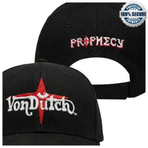 Von Dutch Store Merch Von Dutch X Prospa Prophecy Trucker Hat – Black