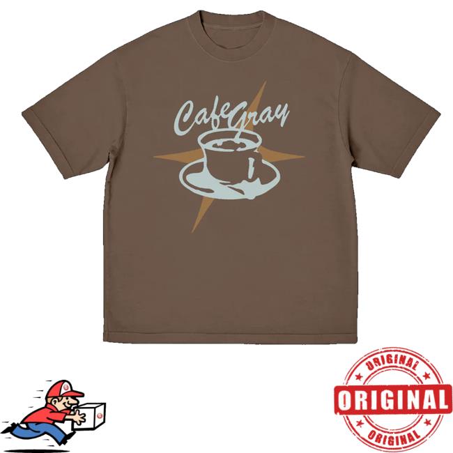 Conan Gray Merch Store Cafe Gray Brown T-Shirt
