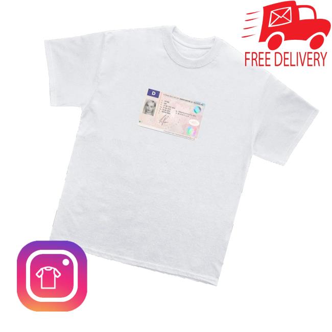 Kim Petras Merch Store Holographic Id Tee
