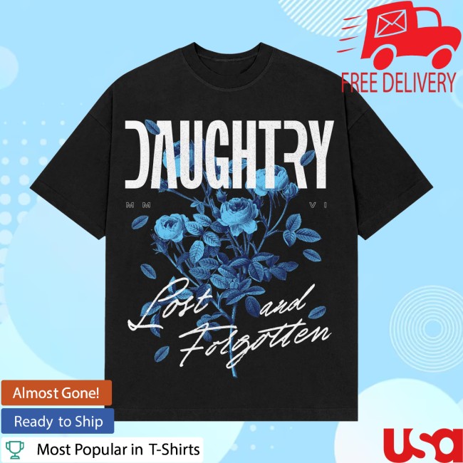 Daughtry Store Merch Lost & Forgotten Flower Tee