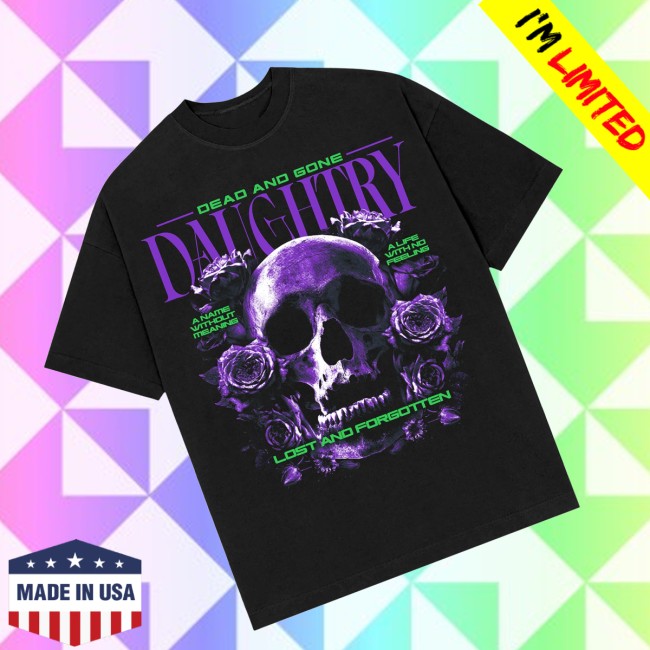 Daughtry Store Merch Purple Skull Tee