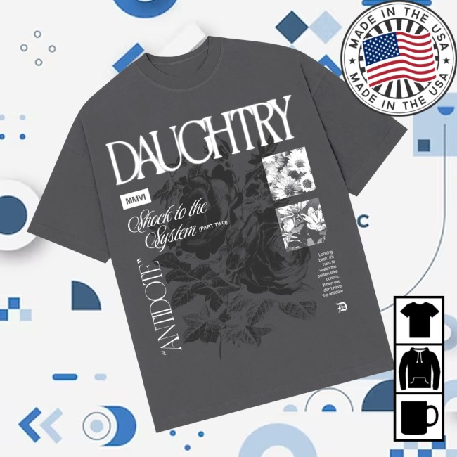 Daughtry Store Merch Shock To The System Grey Tee