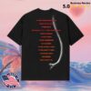 Daughtry Store Merch Shock To The System Track List Tee