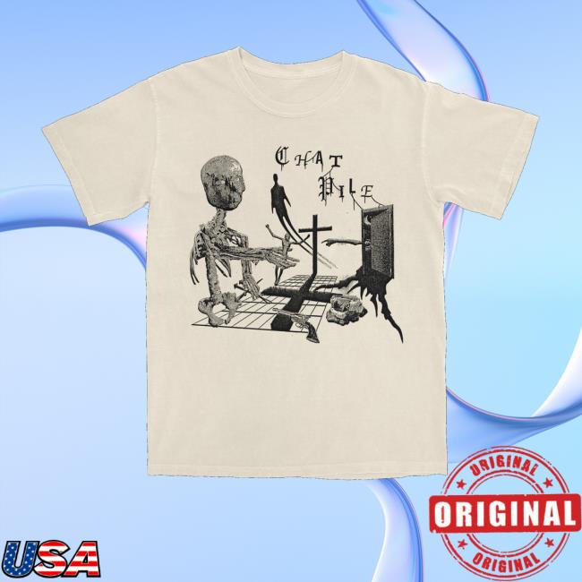 Chat Pile Merch Store Chat Pile Ivory Crosses Tee