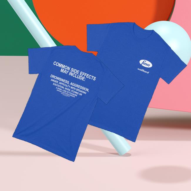 Finn Wolfhard Merch Store Common Side Effects T-Shirt