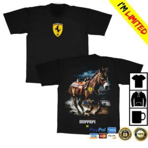 Fuerza Regida Merch Store Burrari Black Tshirt