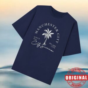 Mancity Shop Merch Store Manchester City Palm Graphic T-Shirts