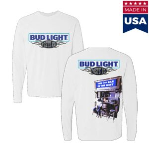 Post Malone Merch Store Posty Co X Bud Light Longsleeve