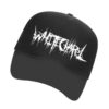 Whitechapel Merch Store Classic Logo Black Trucker Hat