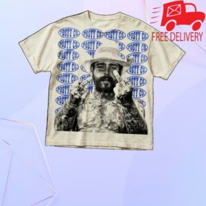 Post Malone Merch Store Posty Co Middle Finger T-Shirt
