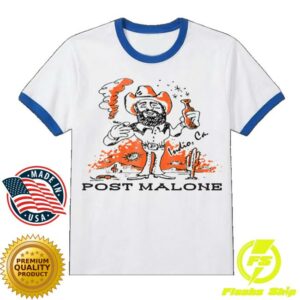 Post Malone Merch Store Cartoon Ringer T-Shirt