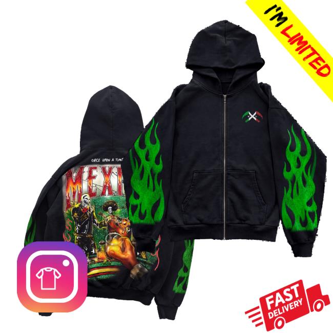Warren Lotas Merch Store Mariachi Bling Zip Up Hoodie