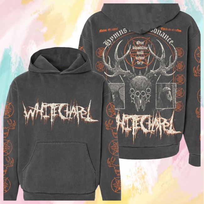 Whitechapel Store Merch Bloodlines Pigment Black Pullover