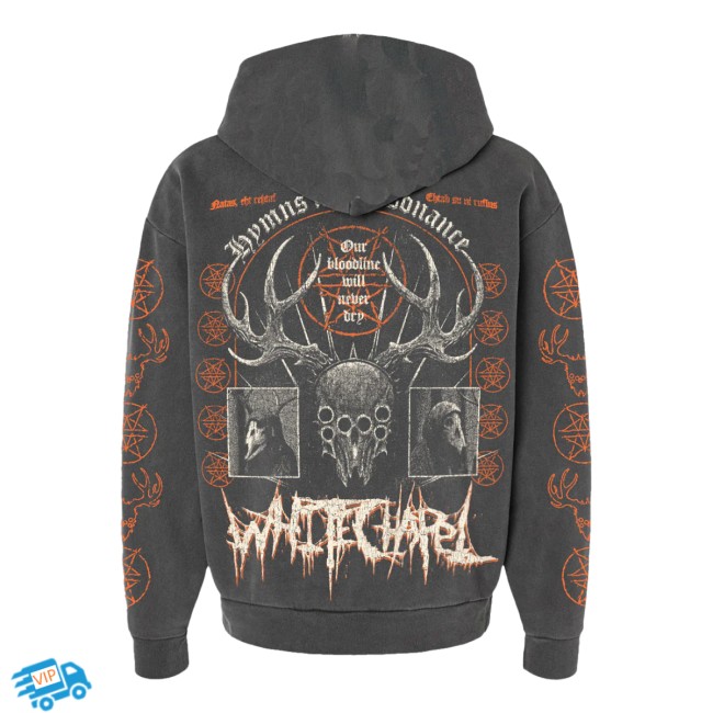 Whitechapel Store Merch Bloodlines Pigment Black Pullover