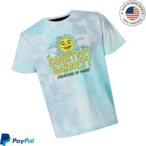 Courtney Barnett Store Merch Courtney Barnett Creature Of Habit Tie Dye Shirt