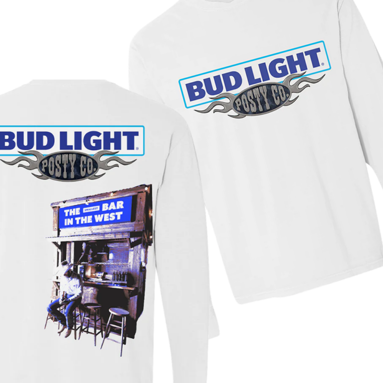 Post Malone Official Shop Store Merch Posty Co X Bud Light Longsleeve