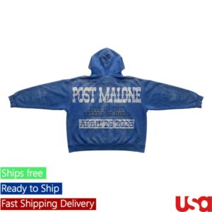 Post Malone Official Shop Store Merch Live In The Desert Buckle Hoodie