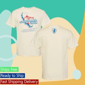 Bluecoats Merch Store California Tour Tee