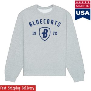 Bluecoats Merch Store Athletic Grey Heavyweight Crewneck