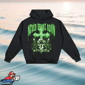 Youngboy Nba Merch Store Skeleton Cross Hoodie