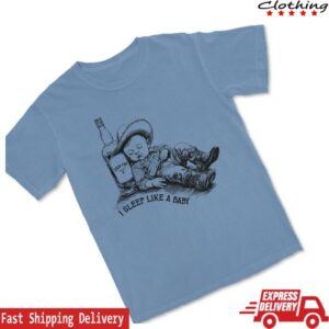 Zach Top Official Store Merch Denim Sleep Like A Baby Tee