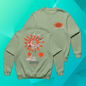 Louis Tomlinson Merch Store How Did We Get Here Uk Eu Tour Green Crewneck