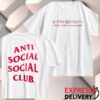 Anti Social Social Club Store Merch Sfts Tee