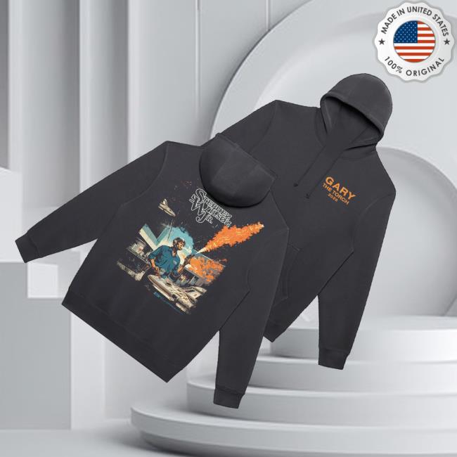 Stephen Wilson Jr Merch Store Gary Torch Tour Smoke Grey Pullover Hoodie