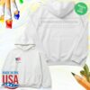 Bloody Sunday Store Merch I Voted Hoodie [White]