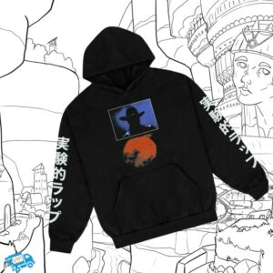 Jpegmafia Store Merch Red Dot Hoodie Black