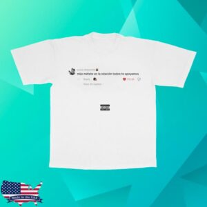 Fuerza Regida Merch Store T.N.S White Tshirt