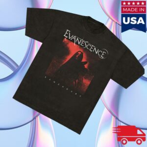 Evanescence Store Merch Red Sanctuary Tee