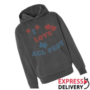 Acl Music Festival Store Merch I Love Acl Fest Hoodie