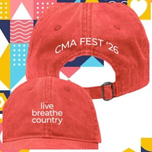 Cma Store Merch Cma Fest 2026 Live Breathe Country Hat