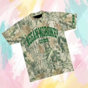 Megan Moroney Store Merch Lucky 3 Year Anniversary Camo Tee