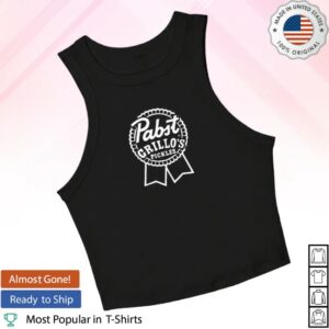 Pabst Blue Ribbon Store Merch Pbr X Grillo’s Pickles Women’s Ribbed Tank