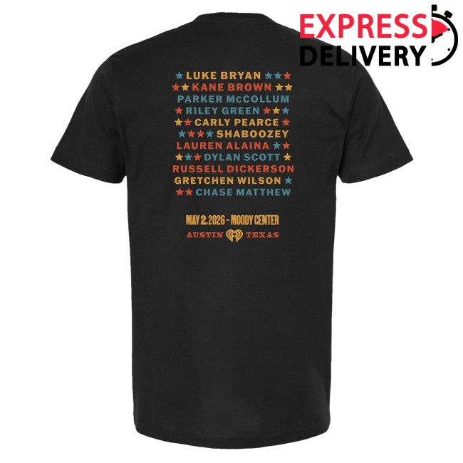 Iheart Store Merch Iheartcountry Festival 2026 Poster T-Shirt