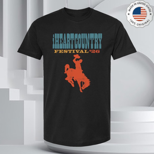 Iheart Store Merch Iheartcountry Festival 2026 Poster T-Shirt