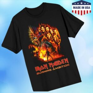 Iron Maiden Store Merch Burning Ambition Tee
