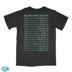 Missio Official Store Merch 2026 Hollow Crown Tour Tee