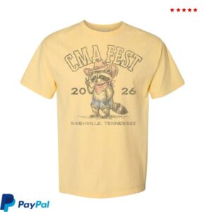 Cma World Merch Store Cma Fest 2026 Raccoon Tee